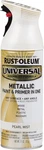 Rust-oleum 261411 Universal Surface Metallic Mist Spray Paint, Oz, Pearl New. Price: $19.99.