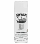 Rust-oleum 302591 Chalked Spray Paint, 12 Oz, Linen White New. Price: $38.99.