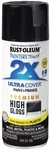 Rust-oleum 331172 Painter's Touch 2X Ultra Cover, High Gloss Black, 12OZ New. Price: $17.99.