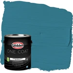 Glidden Interior Paint Premiumr Teal/aqua /adventure One Coat New. Price: $97.27.