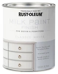 Rust Oleum Milk Paint 32 Oz Classic White Durable Low Odor Matte Finish New. Price: $36.49.