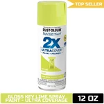 Rust-oleum Painter's Touch 2X Gloss Key Lime Spray 12 Oz New. Price: $14.01.
