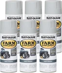 Rust-oleum 280146-6PK Farm Implement Spray 12 Oz, Gray Primer, Pack Of New. Price: $71.49.