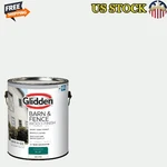 Exterior Wood Paint Durable Flat Finish Mildew Resistant Covers 400SQFT 1GAL New. Price: $41.34.
