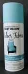 Rust-oleum 358842 Outdoor Fabric Paint "turquoise", 12OZ New. Price: $13.99.