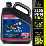 Tribodyn High Zinc Break-in Oil Sae 30W 2200 Ppm Zddp 1 Gallon Ships Free New. Price: $69.99.