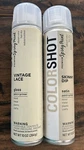 Colorshot Premium Spray Paint 2 Pack- Gloss Vintage Lace & Satin Skinny Dip New. Price: $10.99.
