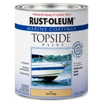 Rust-oleum 207003 Marine Coatings Topside Paint, Quart, Sand Beige New. Price: $49.95.