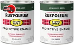 Rust-oleum 7732502-2PK Stops Fl Oz (pack Of 2), Satin Hunter Green New. Price: $28.80.