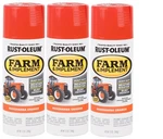 3-PACK Rust-oleum 303472 Farm & Implement Spray Paint, 12 Oz, Husqvarna Orange New. Price: $30.00.