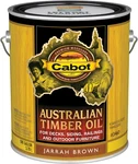 Australian Timber Oil Wood Stain And Protector, Jarrah Brown, 1 Gallon New. Price: $84.99.