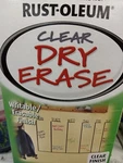 Rust-oleum 284637 Dry Erase Clear Finish 16OZ Combined Nib Free Shipping New. Price: $44.99.