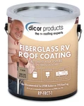 Dicor Corp Fiberglass Roof Coating Tan- RP-FRCT-1 New. Price: $98.49.