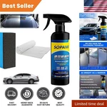 Sopami Car Scratch & Stain Remover Spray - 500ML Wax Polish With Cloth Sponge New. Price: $29.99.