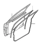 Volvo 8663774 Door Seal (right). New. Price: $361.24.