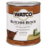 Rust-oleum 66051H Watco Butcher Block Oil & Finish New. Price: $35.40.