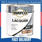 Watco 63131 Lacquer Clear Wood Finish, Gallon, Semi-gloss New. Price: $85.44.