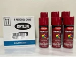 6 Krylon Colormaxx Gloss Cherry Red Spray Paint # 5511 Factory Case New. Price: $43.00.