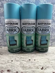 Rust-oleum 358842 Outdoor Fabric Paint "turquoise", 12OZ (3 Pack) New. Price: $34.00.