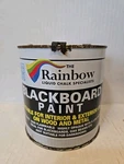 Rainbow Chalkboard Blackboard Paint 1 Liter Matte Interior Exterior Metal New. Price: $24.99.