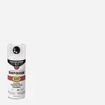 (6)-RUST-OLEUM Stops 12 Oz. Custom Spray 5 Gloss Paint, White New. Price: $84.89.