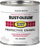 Rust-oleum 7792730 Stops Brush On Paint, Half Pint, Gloss White New. Price: $25.85.