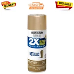 Gold, Rust-oleum American Accents 2X Ultra Cover Metallic Spray Paint 12 Oz New. Price: $8.54.