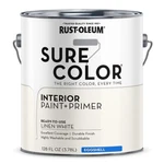 Rust-oleum 380220 Sure Color Interior Paint & Primer Eggshell Linen White Gal New. Price: $41.99.
