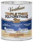 Triple Thick Polyurethane Wood Finish, Satin, Qt. - 284473. Price: $39.90.