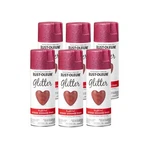 Rust Oleum Glitter Spray Paint Bright Pink 10.25 Oz Pack Of 6 Craft Decor New. Price: $46.99.