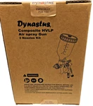 Dynastus Hvlp Gravity Feed Air Spray Gun Professional Paint Kit W/3 Nozzles New. Price: $35.95.