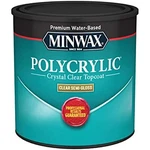 1/2 Pt Minwax 24444 Clear Polycrylic Water-based Protective Finish Semi-gloss New. Price: $24.54.