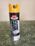 Krylon Industrial Quik-mark Marking Paint Apwa Hi-vis Yellow 11 Pack Open. Price: $59.99.