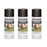 Rust Oleum Stops Hammered Spray Paint Dark Bronze 3 Pack Durable Coating New. Price: $47.39.