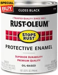 7779502 Stops Rust Brush On Paint, Quart, Gloss Black, 32 Fl Oz (pack Of 1) New. Price: $36.35.