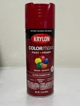 Krylon Colormaxx Gloss Cherry Red Spray Paint # 5511 Indoor Outdoor New. Price: $10.00.