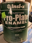 Insl-x Pro- Plate Enamel 387-30 Gallon Light Gray Gloss Rust Preventative Coat New. Price: $39.99.