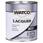Watco Gloss Lacquer Wood Finish Qt. Clear Oil-based Durable Fast Dry 63041 New. Price: $28.49.