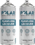 Polar Clear Matte Flawless Lacquer Spray - 2 X 13.5 Oz Coat Pai New. Price: $33.99.
