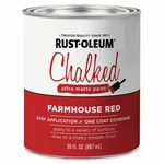 Rust-oleum 329211 Chalked Protective Topcoat Ultra Matte Farmhouse Red 30OZ New. Price: $31.99.