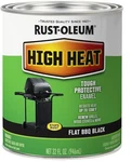 Rust-oleum 7778502 High Heat Protective Enamel 32 Fl Oz 1 Pack Bar-b-que Black New. Price: $28.49.