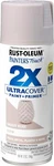 Rust-oleum Painter's Touch 2X Ultra Cover Spray Paint, 12 Oz, 110+ Colors New. Price: $5.99.