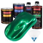 Emerald Green Metallic Quart Urethane Basecoat Clearcoat Car Auto Body Paint Kit New. Price: $188.99.