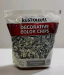 Rust-oleum Decorative Color Chips Metallic Silver Blend 1 Lb Item # 336054 New. Price: $12.99.