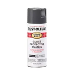 Rust-oleum 7784830 Spray Paint, Charcoal Gray, Gloss, Solvent, 12 Oz New. Price: $10.15.