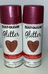 Rust-oleum 301818 Bright Pink Specialty Glitter Spray Paint 2 Pack New. Price: $35.00.