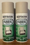 Cans Rust-oleum 358839 Outdoor Fabric Paint Medium Gray 12 Oz Ea New. Price: $18.00.