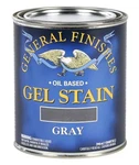 General Finishes 1 Quart Gray Gel Stain For Wood Easy Application No Drips New. Price: $72.99.
