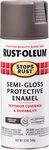 Rust-oleum 7754830 Stops Spray Paint, 12 Oz, Semi-gloss Anodized Bronze New. Price: $175.49.