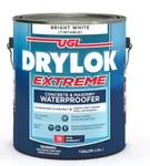 Ugl Drylok Extreme Concrete & Masonry Waterproofer, 1 Gallon, Bright White, Tint New. Price: $55.00.